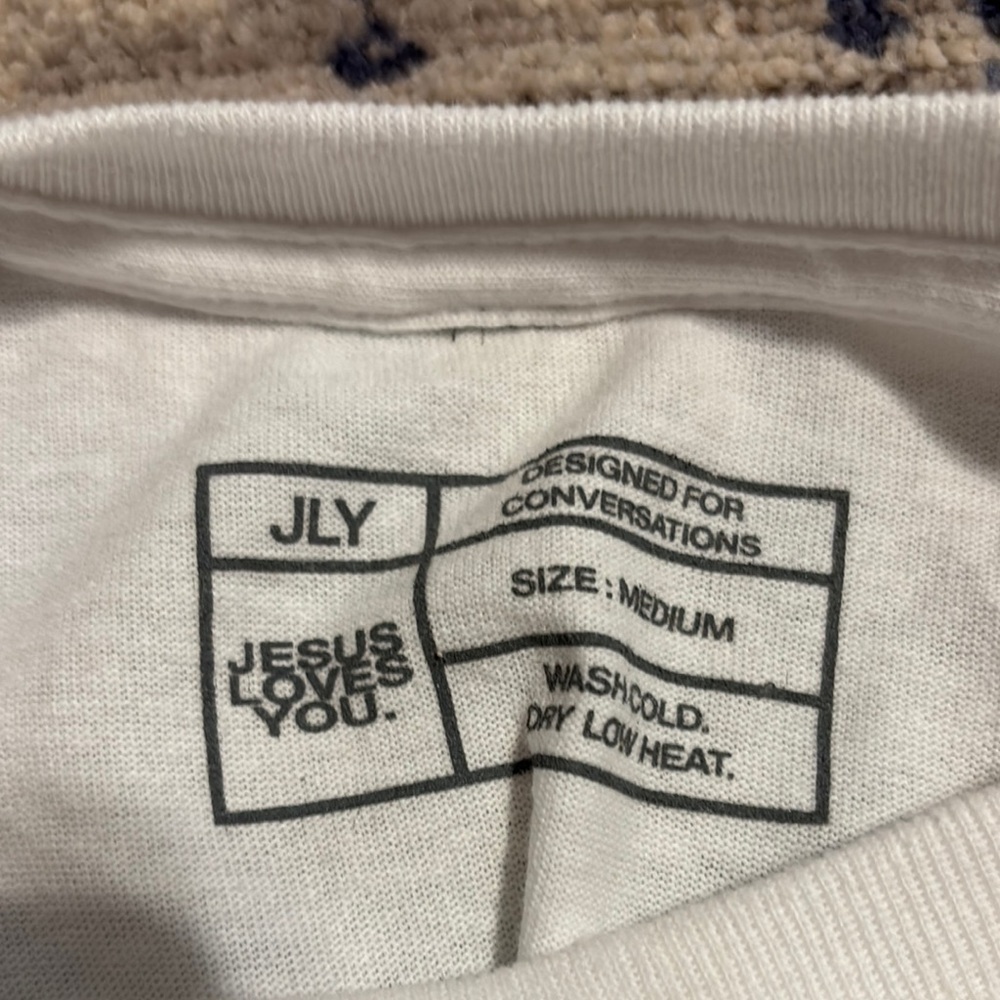 White and Pink Graphic Tee - Picture 3 of 6
